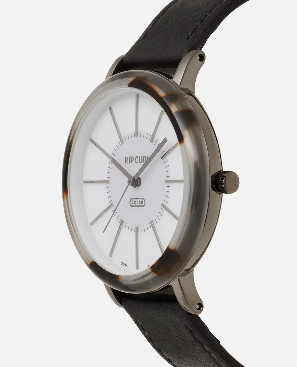 Sun Rays Solar Watch - Black
