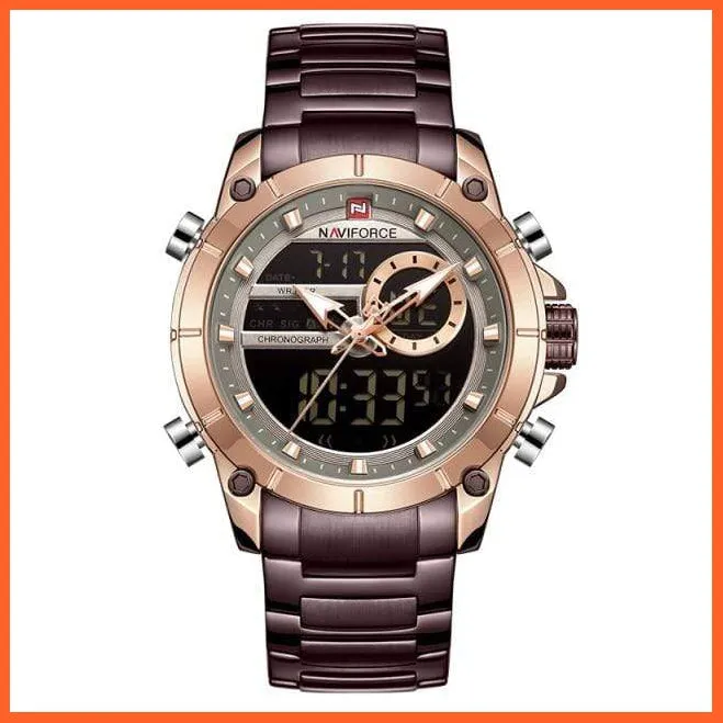 Top Brand Men Watches Fashion Luxury Quartz Watch | Mens Military Chronograph Sports Wristwatch Clock