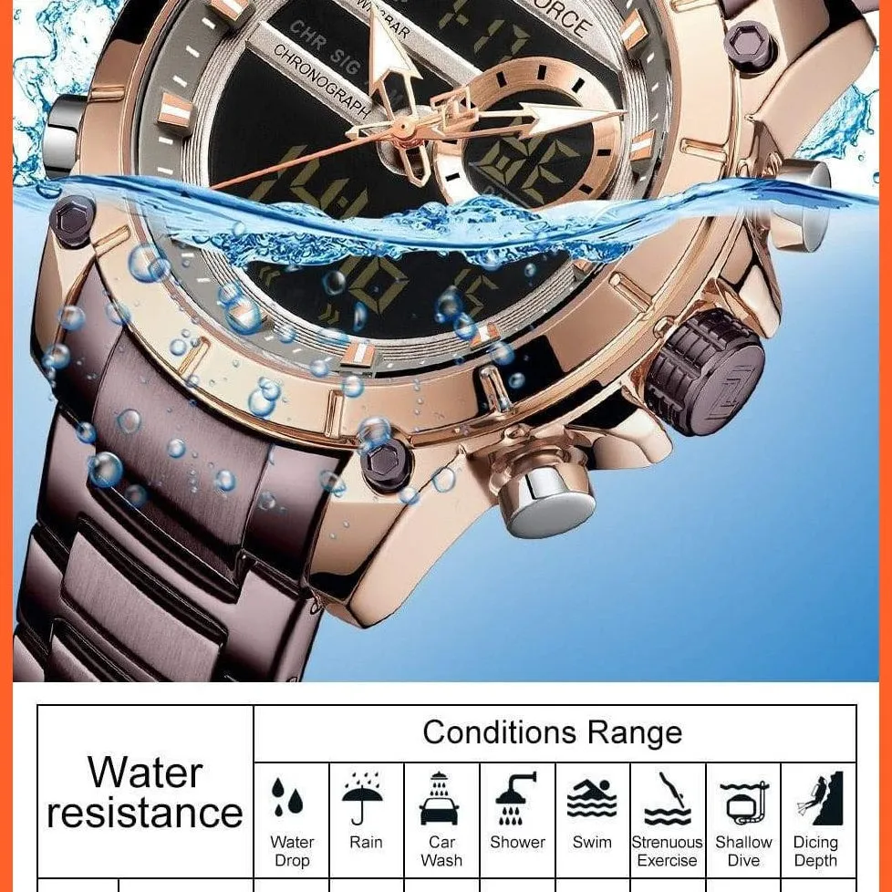 Top Brand Men Watches Fashion Luxury Quartz Watch | Mens Military Chronograph Sports Wristwatch Clock