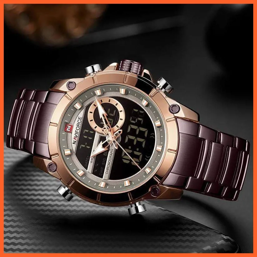 Top Brand Men Watches Fashion Luxury Quartz Watch | Mens Military Chronograph Sports Wristwatch Clock