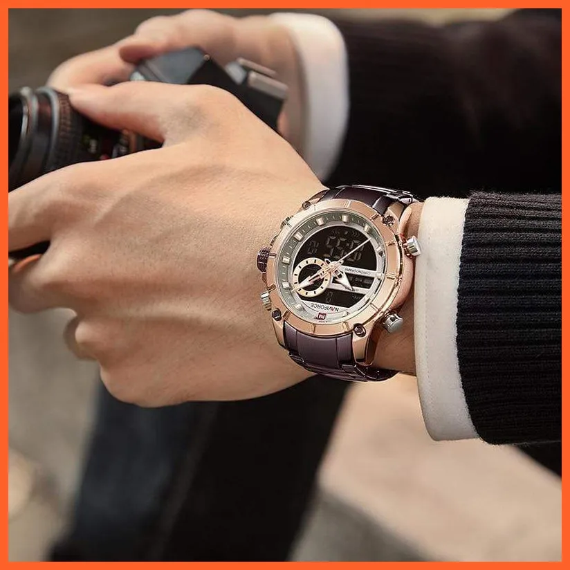 Top Brand Men Watches Fashion Luxury Quartz Watch | Mens Military Chronograph Sports Wristwatch Clock