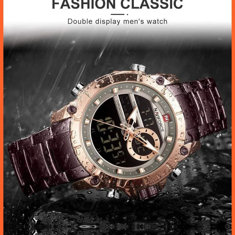 Top Brand Men Watches Fashion Luxury Quartz Watch | Mens Military Chronograph Sports Wristwatch Clock