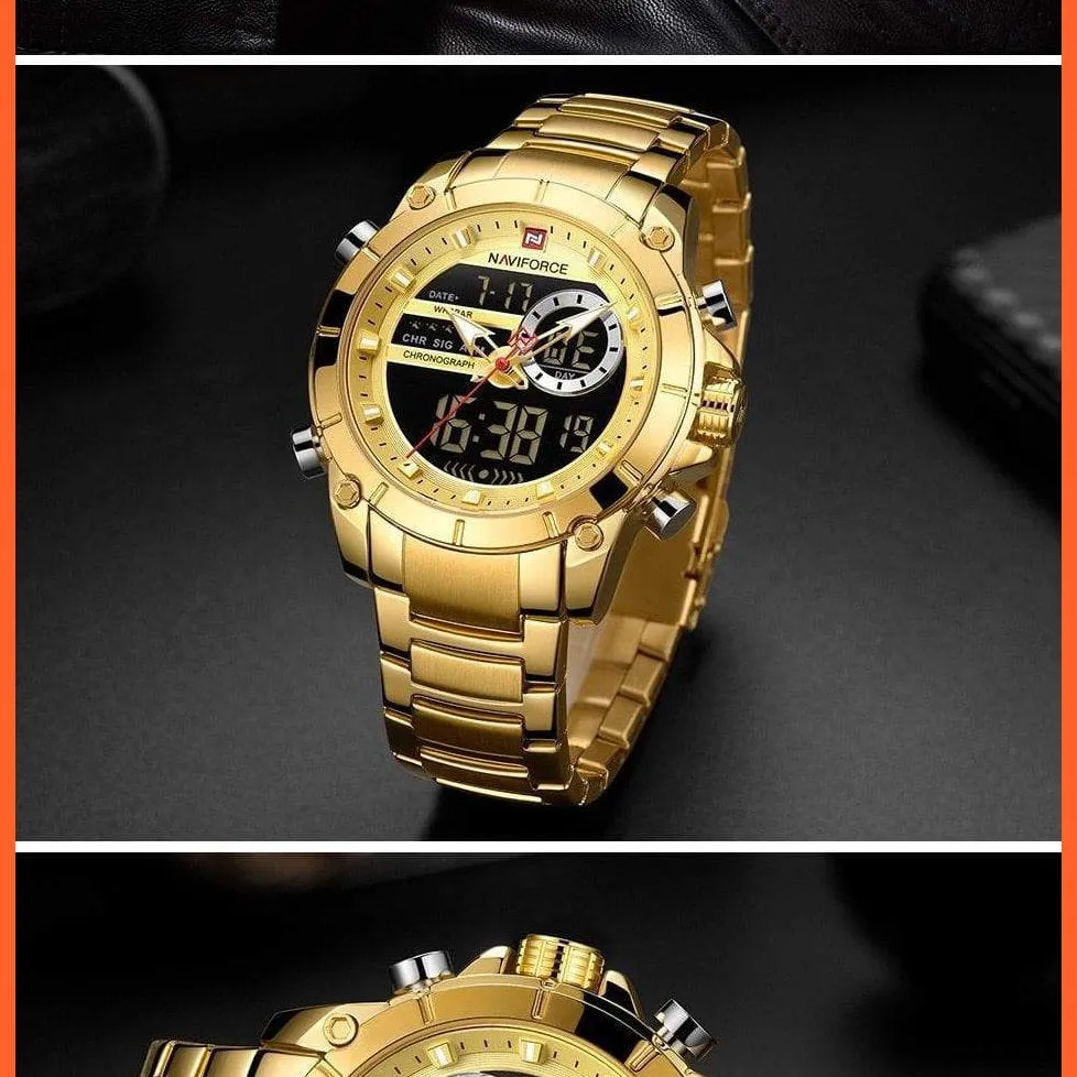 Top Brand Men Watches Fashion Luxury Quartz Watch | Mens Military Chronograph Sports Wristwatch Clock