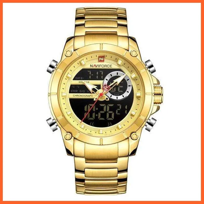Top Brand Men Watches Fashion Luxury Quartz Watch | Mens Military Chronograph Sports Wristwatch Clock