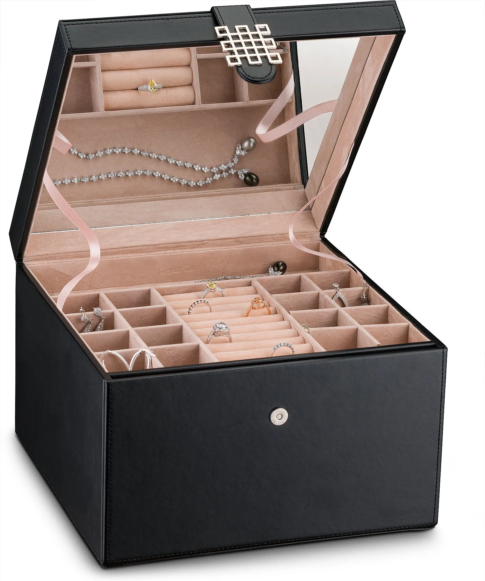 Women's Luxury Bundle - Jewelry Organizer Box   Makeup Organizer Box