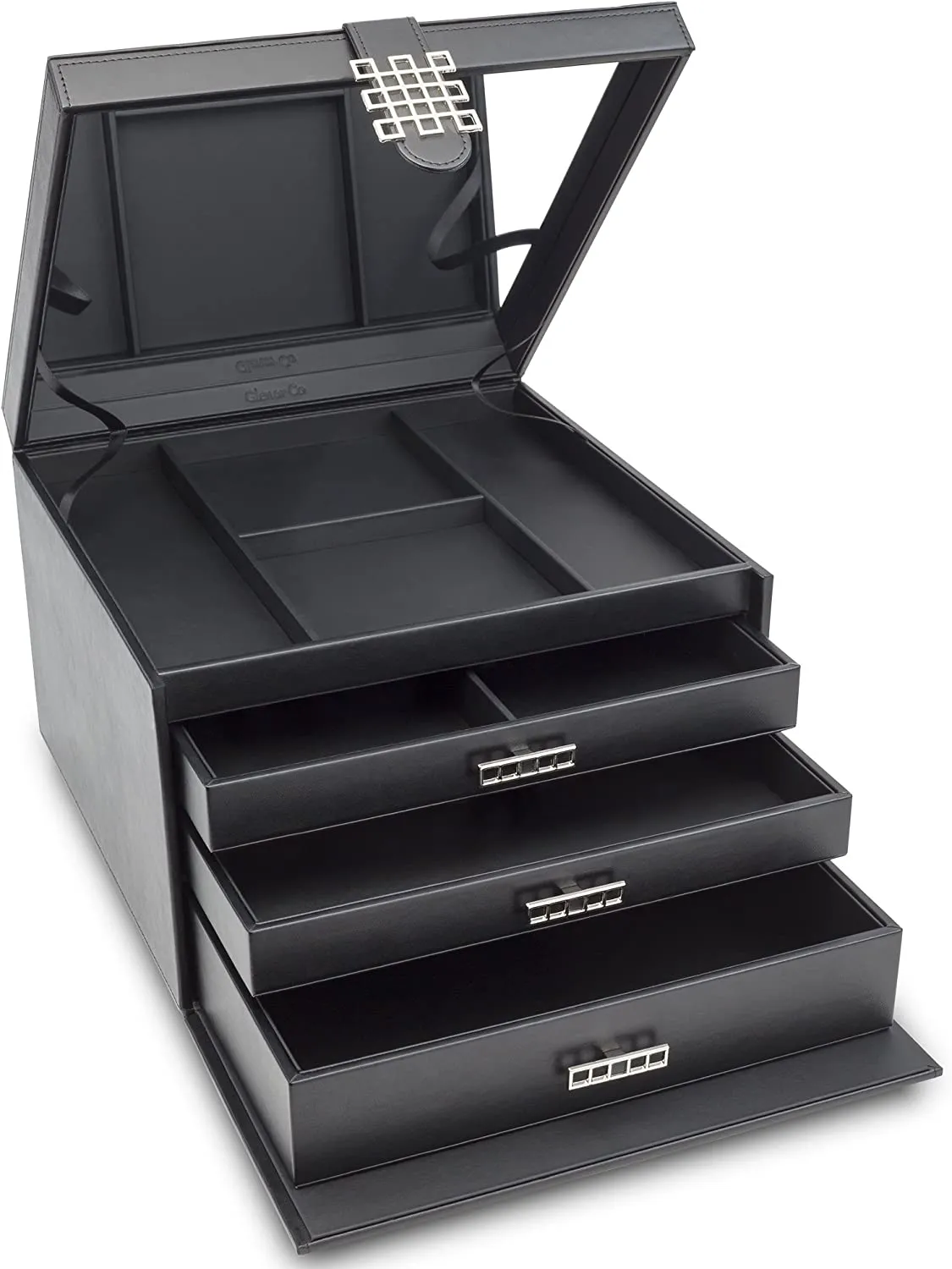 Women's Luxury Bundle - Jewelry Organizer Box   Makeup Organizer Box