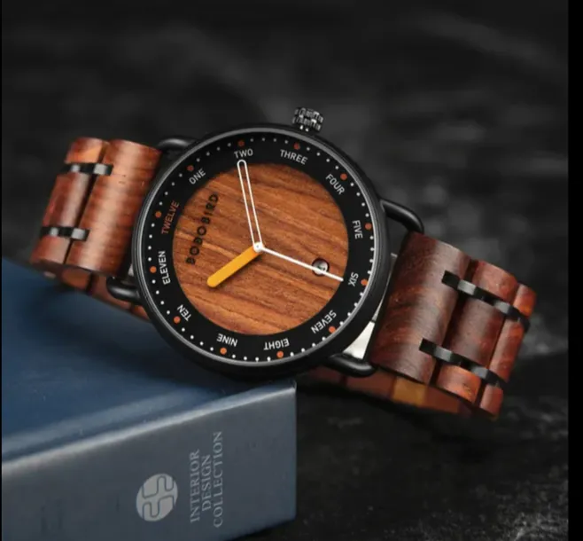 Wooden Quartz Watch
