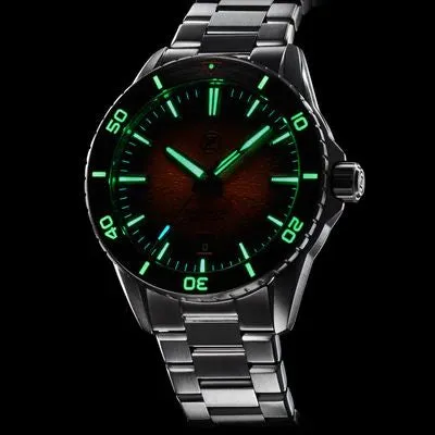 Zelos Spearfish - Burnt&nbsp;Orange LE - Swiss&nbsp;La&nbsp;Joux‑Perret Regulated&nbsp;Mvmt